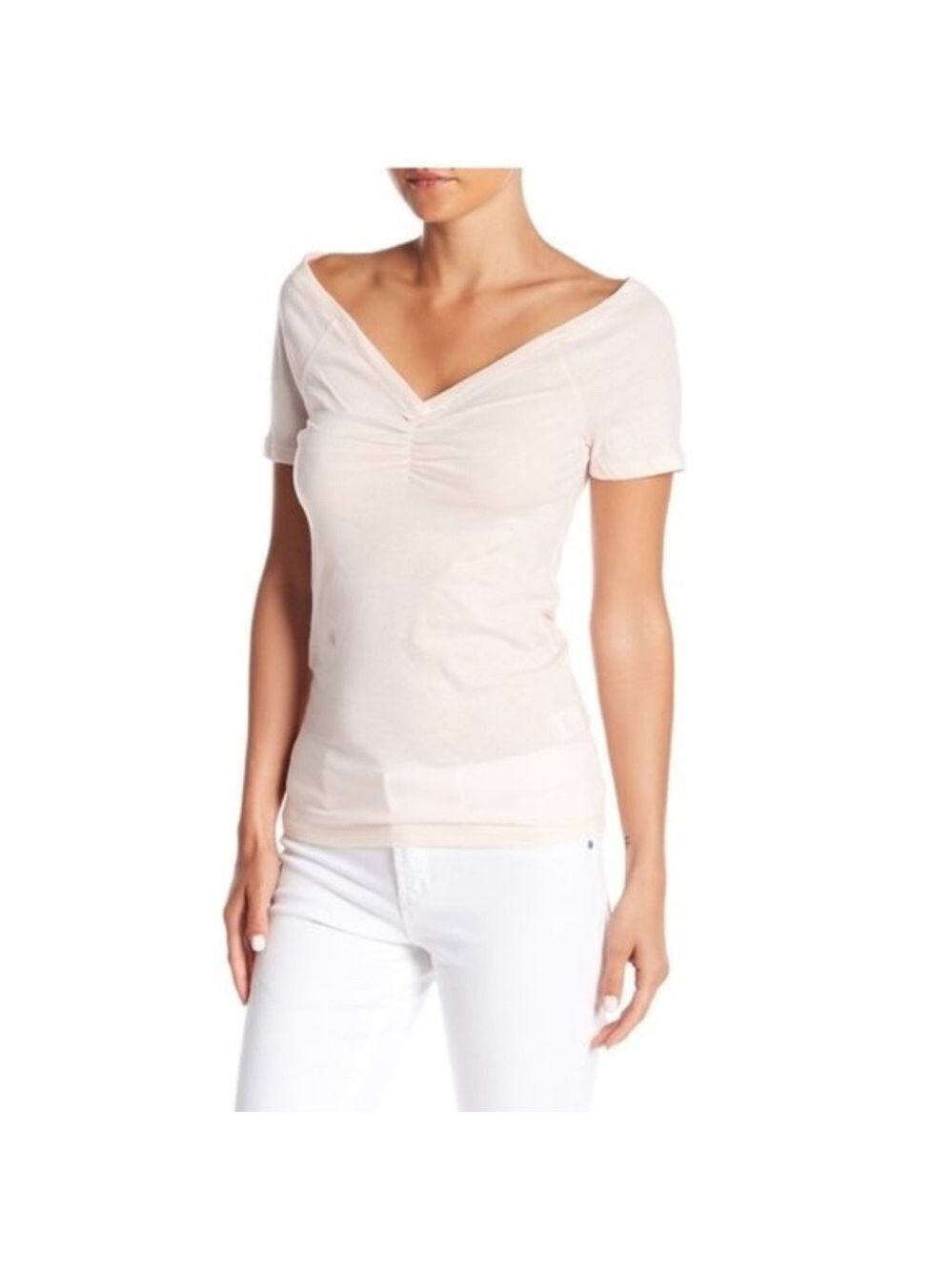 Melrose and Market Cinched V-Neck Tee